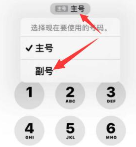 二七苹果14维修店分享iPhone 14 Pro Max使用副卡打电话的方法 